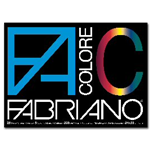 BLOCCO FACOLORE (24X33CM) 25FG 220GR 5 COLORI FABRIANO