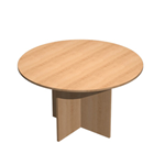 ARTEXPORT Tavolo riunioni 4 posti D120 x H72cm Faggio - EASY