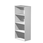ARTEXPORT Mobile alto a giorno 80X44cm H180cm Grigio alluminio - EASY
