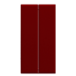 ARTEXPORT Pannello fonoassorbente 160x40cm Rosso Moody