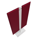 ARTEXPORT Piantana a 2 pannelli Moody Rosso H140
