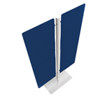 ARTEXPORT Piantana a 2 pannelli Moody Blu H160