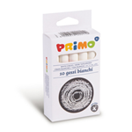 PRIMO - MOROCOLOR SCATOLA 10 GESSETTI TONDI BIANCO Primo