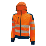 Giacca Softshell alta visibilitA' Miky arancio fluo Taglia M U-Power