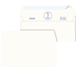 500 Buste bianche carta riciclata strip 110X230mm S/Finestra 100GR Kami Pigna