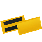 50 buste identificazione magnetiche 100x38mm art.1741 Giallo DURABLE