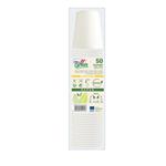 50 Bicchieri in carta bianchi 210ml Dopla Green art.74203