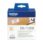 BROTHER ROTOLO 800 ETICHETTE 29X62MM NERO/BIANCO IN CARTA