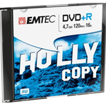 DVD+R EMTEC4,7GB 16X SLIM CASE (kit 10pz)
