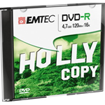 DVD-R EMTEC 4,7GB 16X SLIM CASE (kit 10pz)