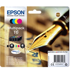 EPSON MULTIPACK CONTENENTE N.4 CARTUCCE A PIGMENTI, SERIE 16/PENNA E CRUCIVE