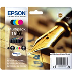 EPSON MULTIPACK 16XL CONTENENTE N.4 CARTUCCE A PIGMENTI SERIE 16XL/PENNA E CRUCIVERBA