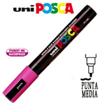 Marcatore UNI POSCA PC5M p.media 1,8-2,5mm rosa UNI MITSUBISHI