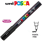 Marcatore UNI POSCA PC3M p.fine 0,9-1,3mm nero UNI MITSUBISHI