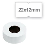 ROTOLO 1000 ETICHETTE 21X12 BIANCHE ART.169 RIMOV.X LEBEZ 200