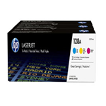 SCATOLA MULTIPACK 3 TONER COLORI CIANO/MAG/GIALLO HP LASERJET NR.128A