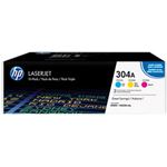 SCATOLA MULTIPACK 3 TONER COLORI CIANO/MAG/GIALLO HP LASERJET NR.304A