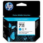 SCATOLA 3 CARTUCCE D'INCHIOSTRO HP 711DA 29 ML CIANO