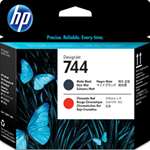 TESTINA DI STAMPA NERO OPACO /ROSSO CROMATICO DESIGNJET HP 744