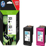 HP 301 INK CARTRIDGE COMBO 2-Pack (NERO+COLORE