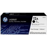 SCATOLA 2 CARTUCCE DI STAMPA HP LASERJET NR. 12A