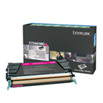LEXMARK TONER MAGENTA C734, C736, X734, X736, X738, RETURN PROGRAM