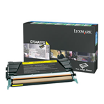 LEXMARK TONER GIALLO C734, C736, X734, X736, X738, RETURN PROGRAM