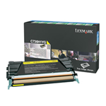 LEXMARK TONER GIALLO C736, X736, X738, ALTA CAPACITA RETURN PROGRAM