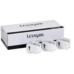 LEXMARK SCATOLA 3 CARTUCCE PUNTI FINITURA T620 T622 T640 T642 T644 X620E X782 C780 C782