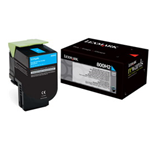LEXMARK TONER CIANO 800H2 ALTA CAPACITA' CX410DE/ CX410DTE e CX410E