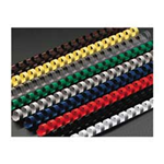 GBC SCATOLA 100 DORSI SPIRALE 16MM NERO 21 ANELLI