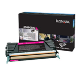 LEXMARK TONER MAGENTA NON RETURN PROGRAM X748 ALTA CAPACITA'