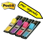 MINISET 140 SEGNAPAGINA POST-IT INDEX 683-4AB IN 4 COLORI VIVACI