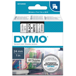NASTRO DYMO TIPO D1 (24MMX7MT NERO/BIANCO 537130