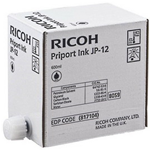 RICOH SCATOLA 5 CARTUCCIA NERO 600CC PRIPORT JP1210/50 JP3000 TYPE JP12 817104