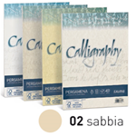 Carta CALLIGRAPHY PERGAMENA 90gr A4 50fg sabbia 02 FAVINI