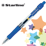 PENNA SFERA SCATTO INK GEL BLU 0.7MM Fine STARLINE