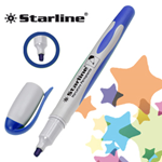 Marcatore permanente punta tonda 2mm blu Starline