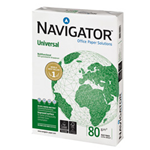 Carta da fotocopie A4 80gr 500Fg Bianca Navigator Universal (drop max 25 risme)