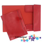 Cartella con elastico 25x34cm Rosso Queen Starline