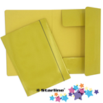 Cartella con elastico 25x34cm Giallo Queen Starline