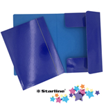 Cartella con elastico 25x34cm Blu Queen Starline