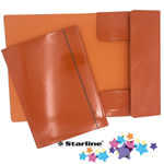 Cartella con elastico 25x34cm Arancio Queen Starline