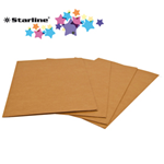 50 Cartelline semplici 24,5x34cm in kraft avana FSC Starline