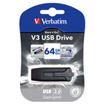 VERBATIM MEMORIA USB 3.0 SUPERSPEED - STORE 'N' GO V3 USB DRIVE 64GB (NERO