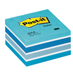 BLOCCO CUBO 450foglietti Post-it 76x76mm 2028-B PASTELLO BLU